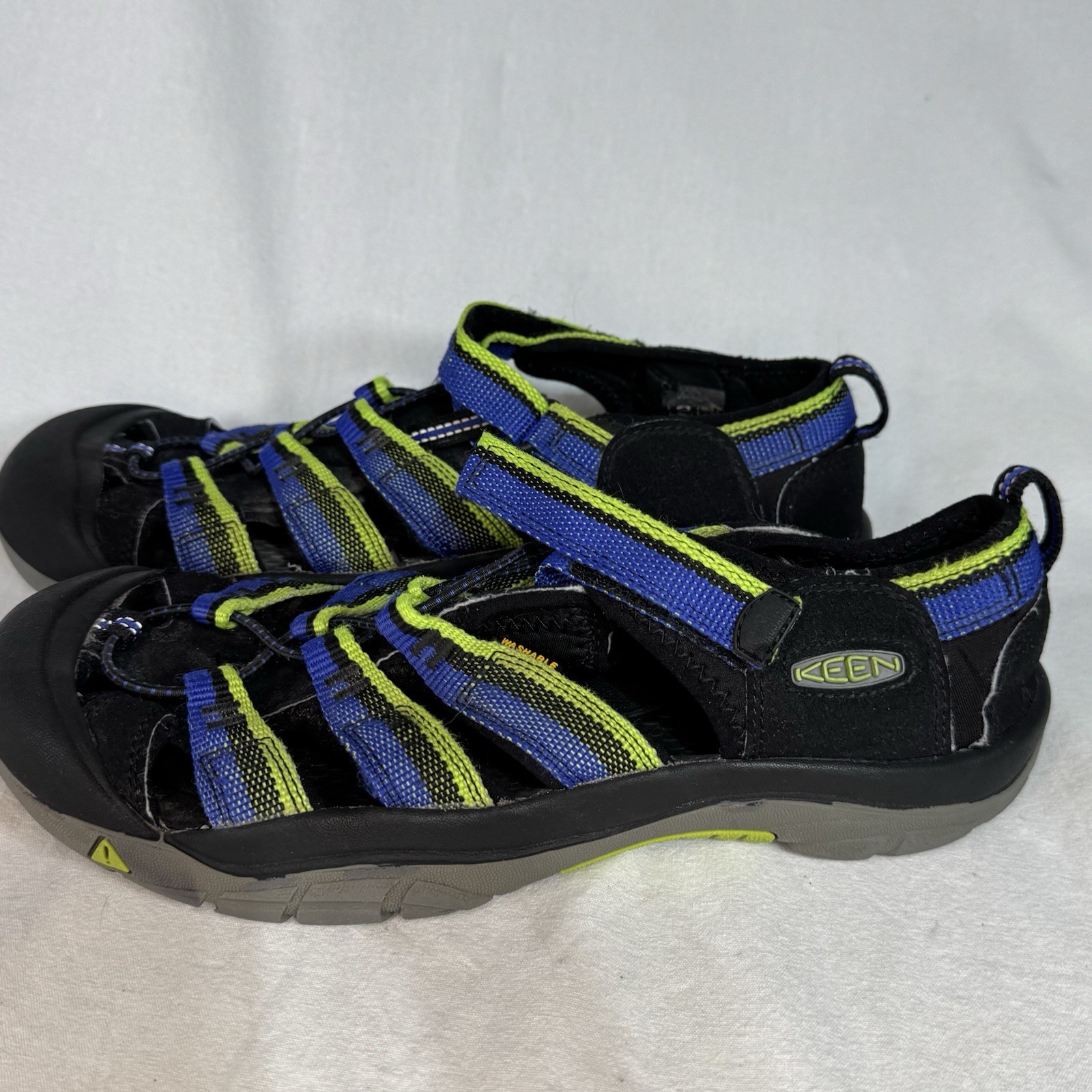 Sandali da trekking impermeabili KEEN Newport H2 1014265 scarpe da acqua blu verde taglia 7