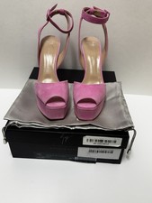 Giuseppe Zanotti Pink Suede Leather Heel Women's Size EU 39.5