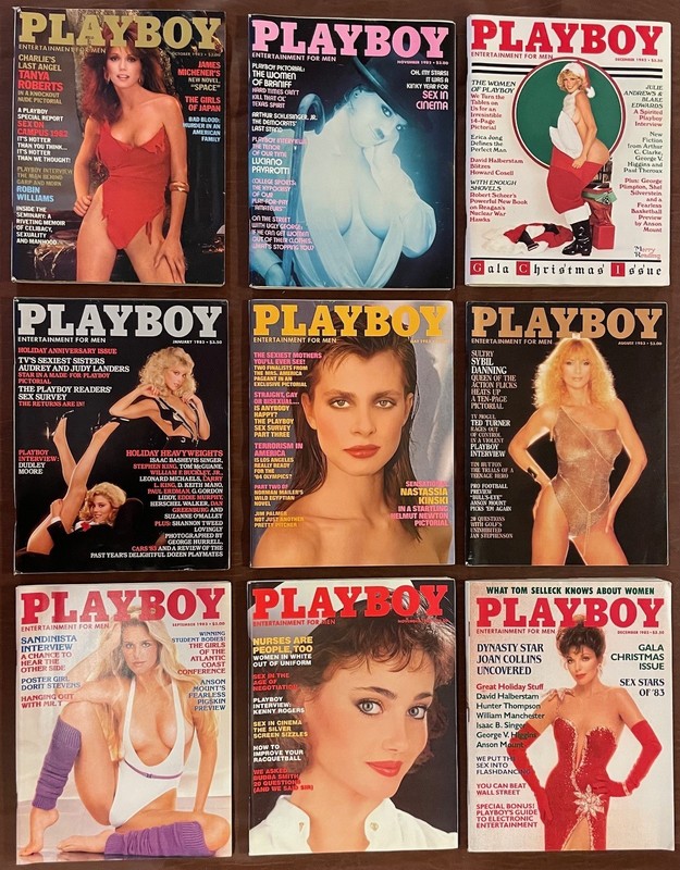 1982 - 1983 Playboy Magazine Collection