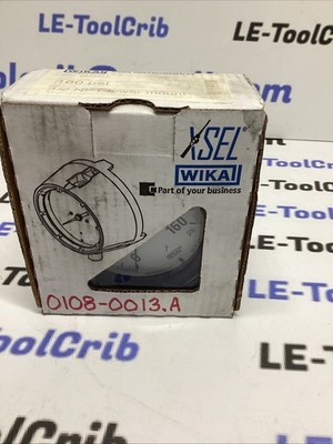 Wika 4.5'' Gauge 9834842 160 PSI 1/2 '' I698