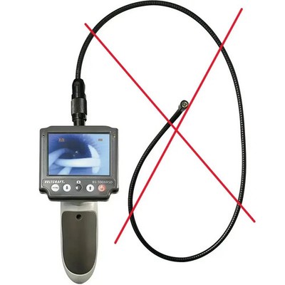 Voltcraft BS-300XRSD Endoskop Endoskopsonde Kamera Ø8mm 183cm SIEHE TEXT/FOTO