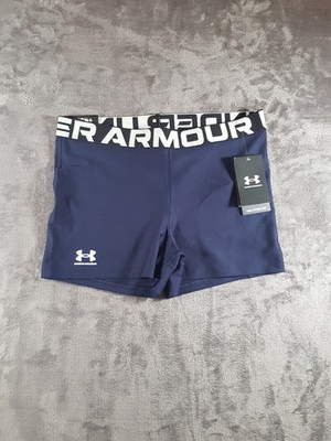 Under Armour HeatGear Mid-Rise Shorty Short Gr. L dunkelblau