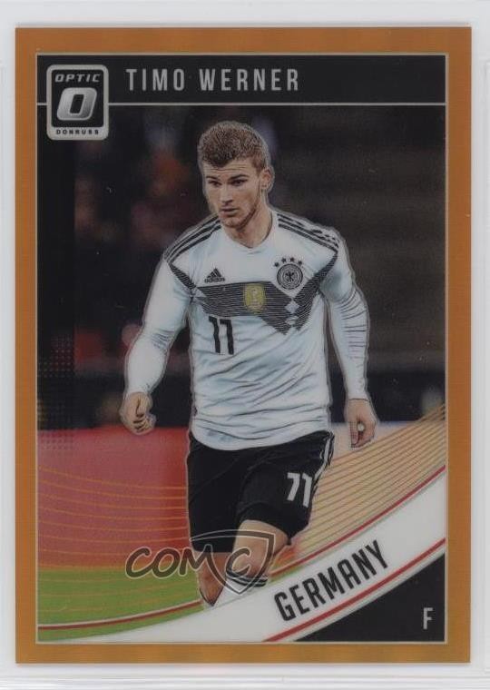 2018-19 Panini Donruss Optic Orange Prizm 21/99 Timo Werner #137 14tf