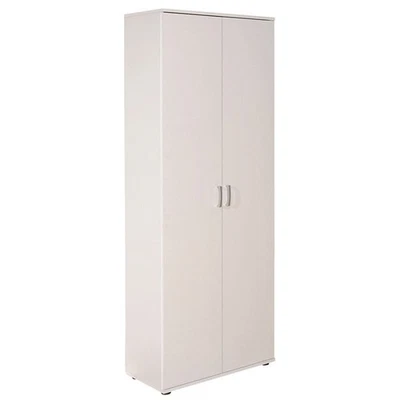 Armoire 2 Portes "Lorenzo" 189cm Blanc - Photo 1/4
