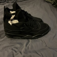 Air Jordan 4 Retro Black Cat 2020 FV5029-010 All Black Men Casual Shoes