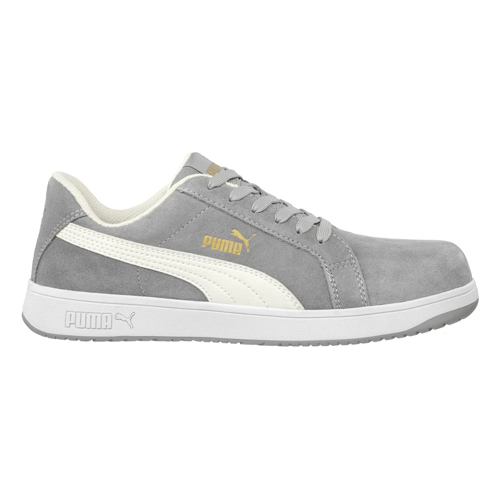 Puma Safety Iconic punta composita bassa resistente al calore lavoro donna grigio cassaforte da lavoro