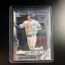 Topps 2021 Bowman Chrome Bobby Witt Jr. #BCP-1 Kansas City Royals Prospect