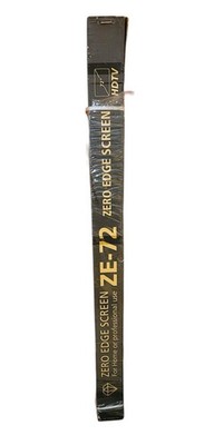 ZERO EDGE SCREEN 72  HDTV FOR HOME OR PROFESSIONAL USE MOVIE SCREEN NEW IN BOX