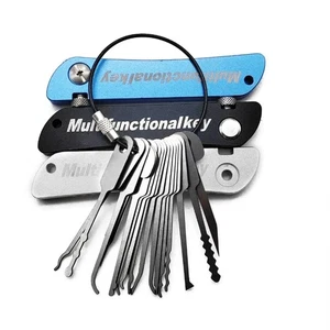 Acier inoxydable Portable Key Practice Set Professional Key Door Open*****