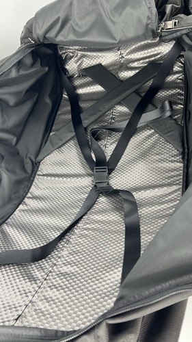 TUMI Pinehurst Collapsible Wheeled Soft Duffel Extra Large Hickory Black Luggage - Picture 9 of 16
