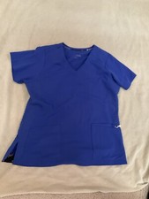 Vera Bradley Scrub Top Medium Womens Blue