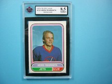 1975/76 O-PEE-CHEE WHA HOCKEY CARD #125 HEIKKI RIIHIRANTA KSA 8.5 NM/MINT+ OPC
