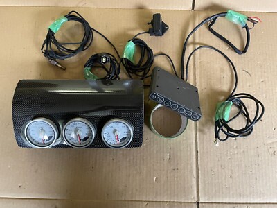 Defi Gauge Φ60 60mm Oil Temp, Water Temp, Boost Gauge White ( No Temp Sensor)