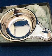 Oneida Baby Porringer Bowl w/ Embossed Handle Sllverplate Made in USA New!