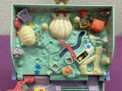 Vintage Polly Pocket Sparkling Mermaid Adventures Book 1995 Pre Owned - Picture 6 of 8