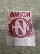 VINTAGE - Hanson- Satin Cloth Backstage Pass - UNUSED