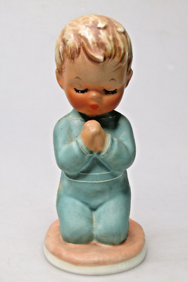 Vintage Bless Us All Goebel Hummel BYJ 16 TMK4 BOY Figurine Sticker Label