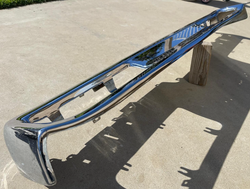 X FORD GALAXIE LTD NEW TRIPLE PLATED CHROME REAR BACK BUMPER 1972 72 OEM - Picture 5 of 17