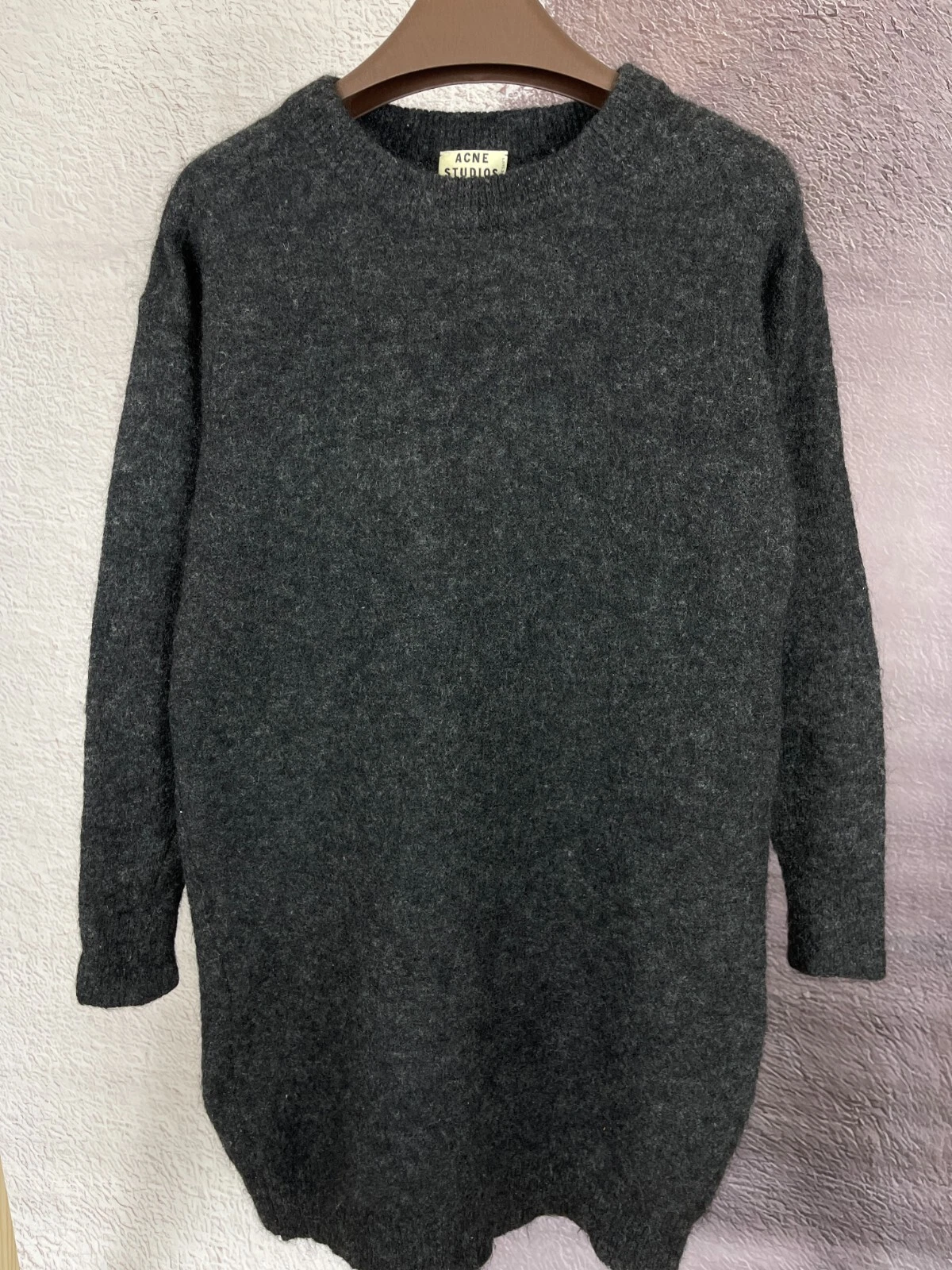 Abito pullover maglione lana Acne Studios Wham Mohair Paw13