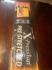 1 Sensationnel Synthetic Braids 3X X-Pression Pre-Stretched Braid 58 Color 1B