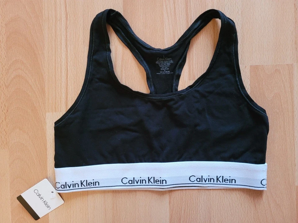 Calvin Klein Damen Set Bralette + Leggings L schwarz Neu - Bild 2 von 4
