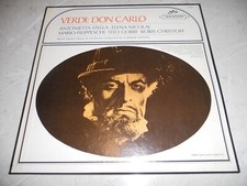 Verdi "Don Carlo" Santini Box Set 3xLP's+inner Class US Seraphim IC6004 EX