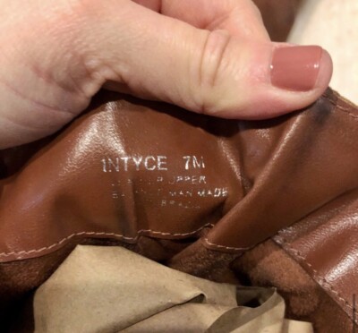 Bottes Compensées En Cuir Cognac Steven By Steve Madden - Pointure 7 US - Occasion