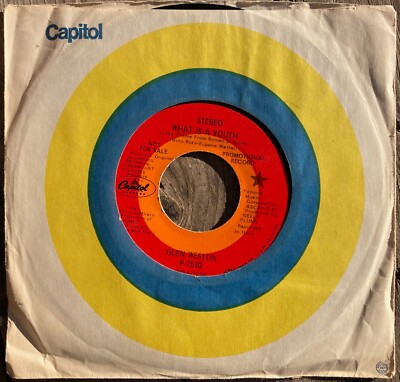 45t Glen Weston - What Is A Youth - PROMO - 7'' - 1968