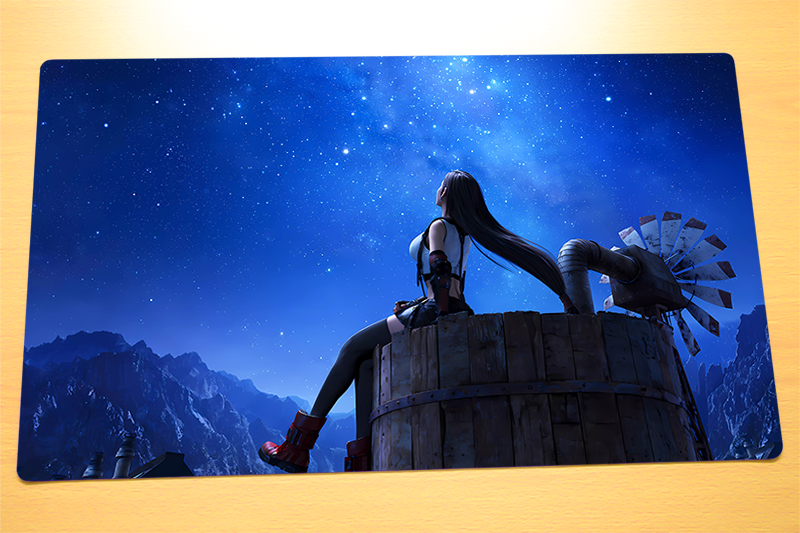 No.549 Final Fantasy Tifa Lockhart Trading Card Game Playmat