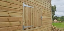 Stable Window - Rear Stable door - Stable doors all galvanised fittings