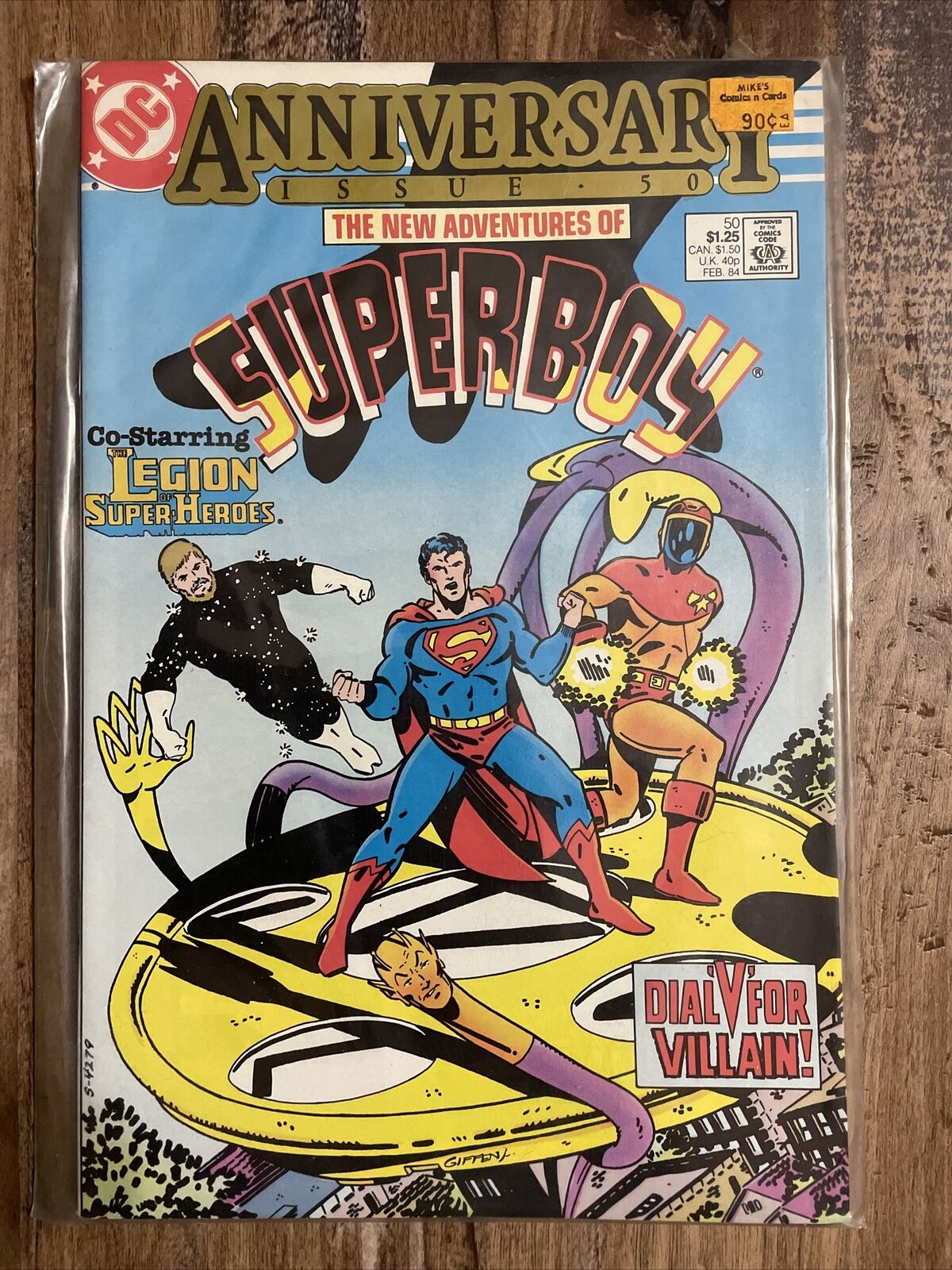 NEW ADVENTURES OF SUPERBOY # 50 (ANNIVERSARY ISSUE, FEB 1984) VF/NM