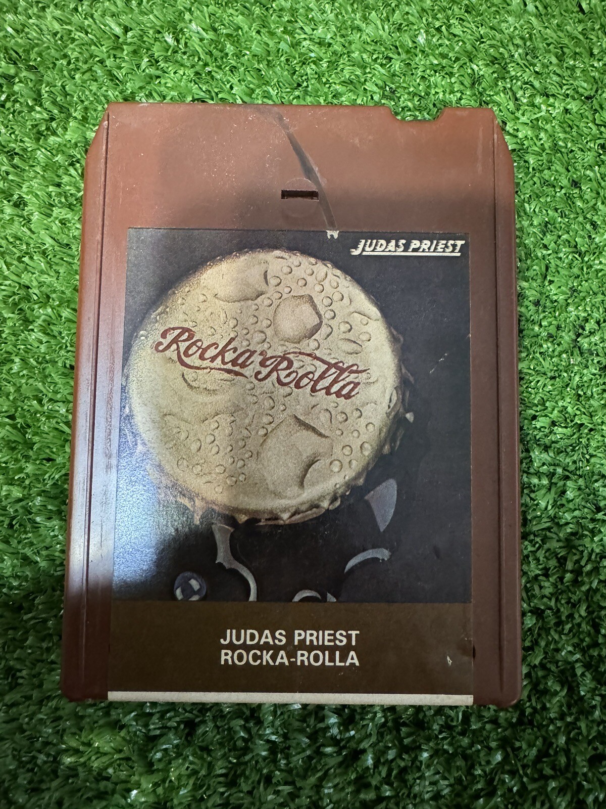 ? JUDAS PRIEST - ROCKA-ROLLA IMP8-7001 Visa Records 8 Track Tape - RARE!