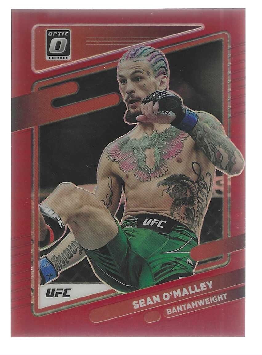 2022 Panini Donruss Optic Red Prizm Sean O'Malley /199 UFC #9