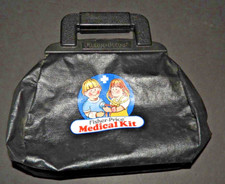 Vintage 1987 Fisher Price Medical Kit Replacement Black Doctor Bag Only 2010