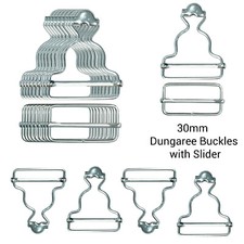 2-50Pcs Dungaree Fasteners Clip Brace Buckles Hook for DIY Pants Jeans Suspender