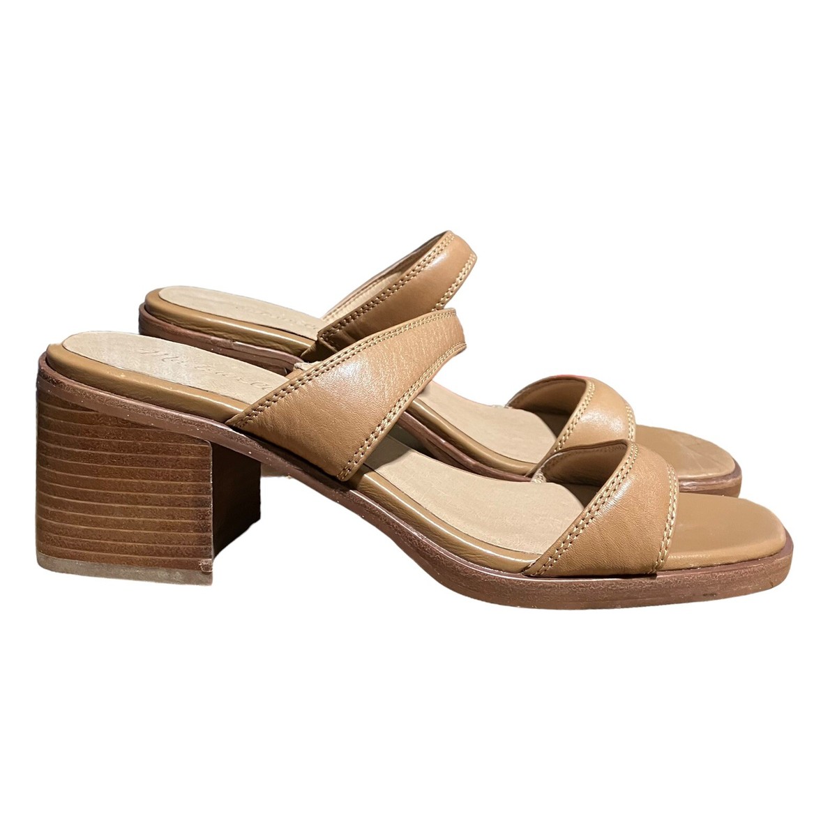 【Madewell】Saige サンダル Women's Madewell The Saige Double-Strap Sandal in Leather