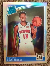 2018-19 Panini Optic Khyri Thomas SILVER PRIZM RC Rated Rookie PISTONS FREE SHIP