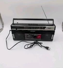 Sharp QT-242 Vintage Boombox Portable FM AM Radio Cassette Recorder- Untested!