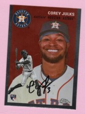 2023 Topps Chrome Platinum Corey Julks RC #256 Houston Astros