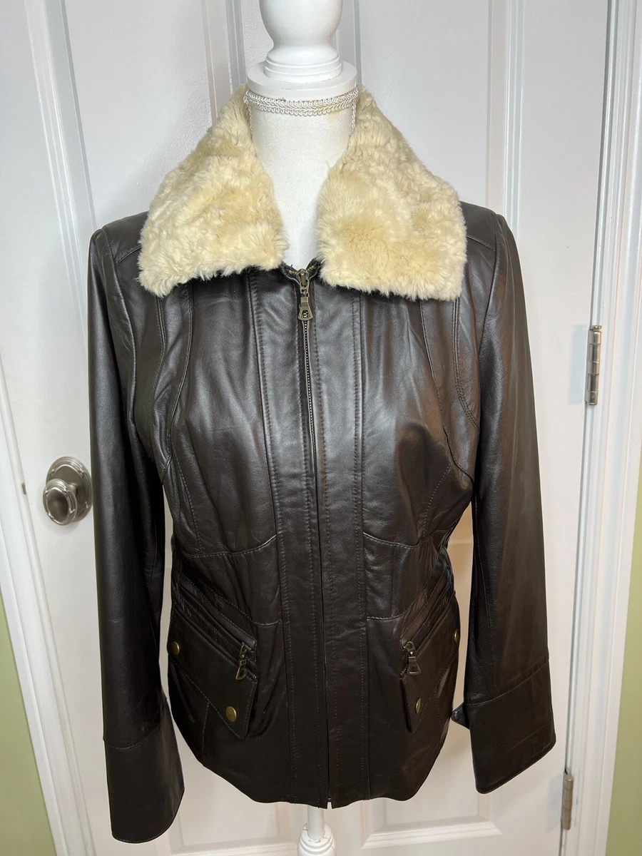 Ana genuine shop leather jacket