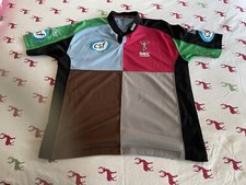 HARLEQUINS.VINTAGE KOOGA NEC RUGBY U SHIRT.XXL.C 1990’s.Used.VGC.B Charity🇺🇦