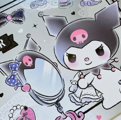 Sanrio Kuromi wall calendar 2024,Japanese Edition.A4 size.new! | eBay