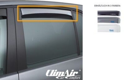 ClimAir Regen und Windabweiser für hinten rauchgrau für Saab 9_3 (YS3F**) ab2002