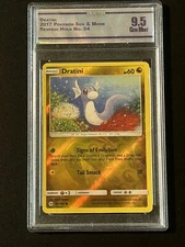 2017 Pokemon Sun & Moon Dratini Rev. Foil #94 CC&G 9.5 Gem Mint