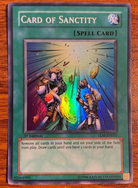 2005 Yu Gi Oh The Lost Millennium 1st Edition Holo Card of