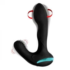 Maverick Rotating Vibrating Silicone Prostate Stimulator ---FREE SHIPPING!!!