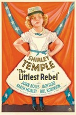THE LITTLEST REBEL MOVIE POSTER Shirley Temple VINTAGE