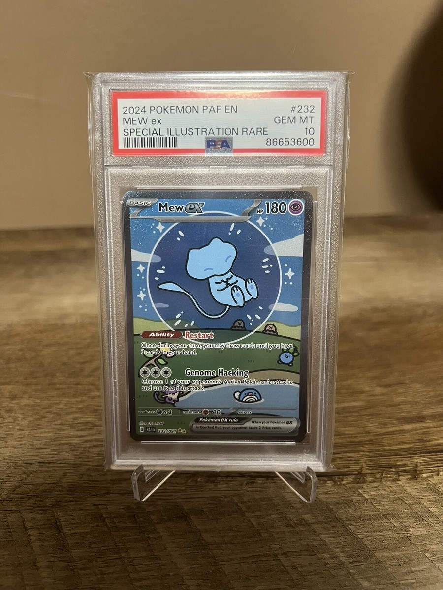 PSA 10 Mew Ex 232/091 Pokemon Paldean Fates Specjalna