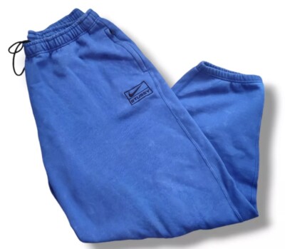Nike X Stussy Acid Wash Fleece Sweatpants Mens LG DR4025-480 Rare 