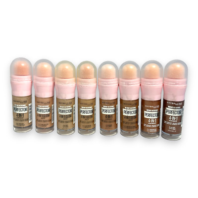 Maybelline Instant Age Rewind Perfector 4-in-1 Glow Makeup 0.68oz New; You Pick
